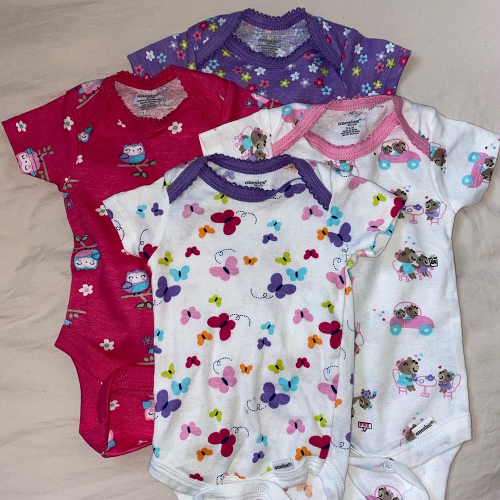 Four onesies